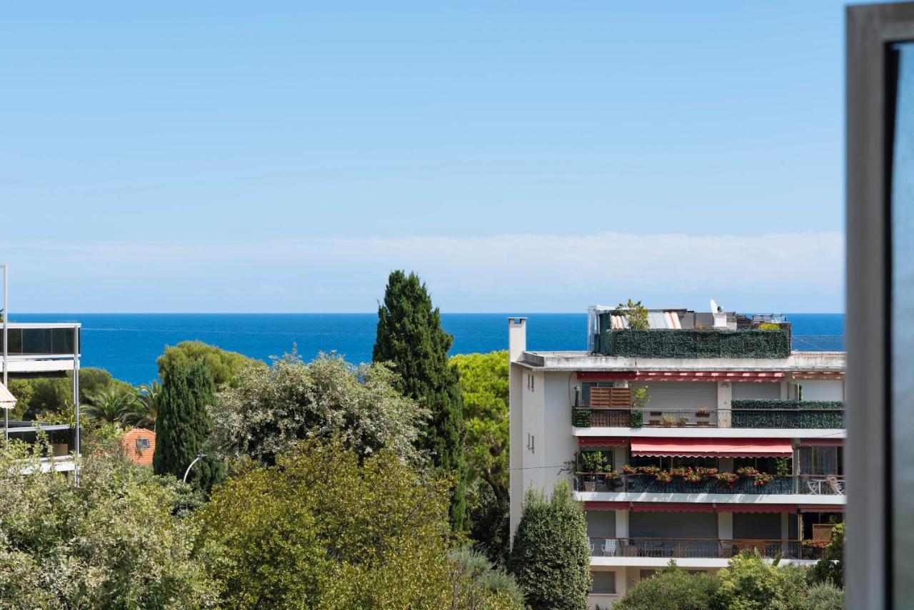 Coup De Coeur! Vue Mer! Terrasse Dangle! Antibes Bagian luar foto