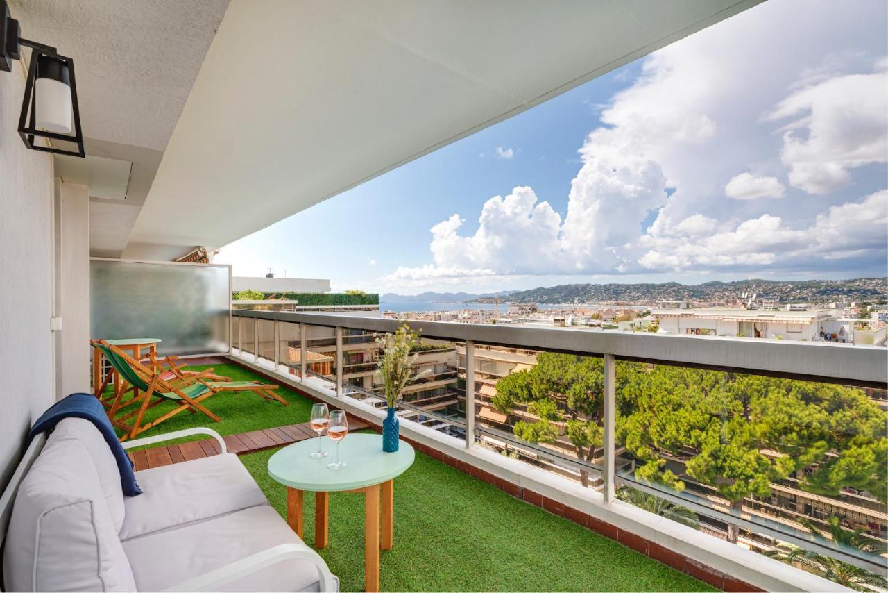 Coup De Coeur! Vue Mer! Terrasse Dangle! Antibes Bagian luar foto
