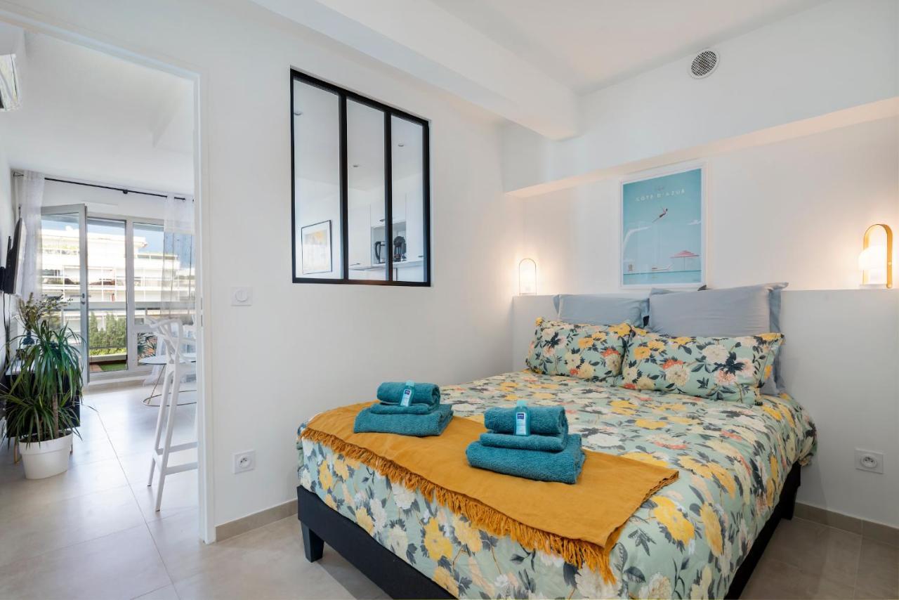 Coup De Coeur! Vue Mer! Terrasse Dangle! Antibes Bagian luar foto